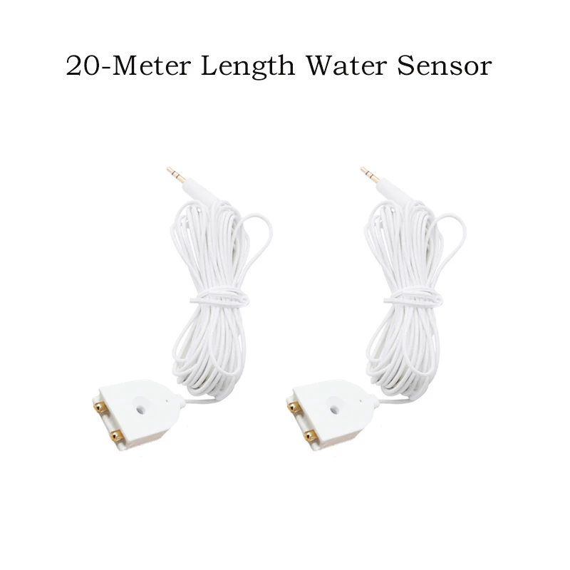 

Popular In Russia 2pcs 20-Meters Long Wired Water Sensor Double Metal Sensitive Probe for Leakage Alarm System WLD-808, WLD-806