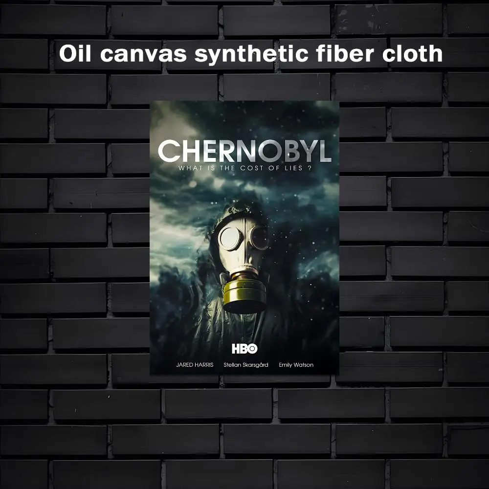 Classic Chernobyl Painting Calligraphy Exhibition poster photo oil painting canvas synthetic fiber for living dining room