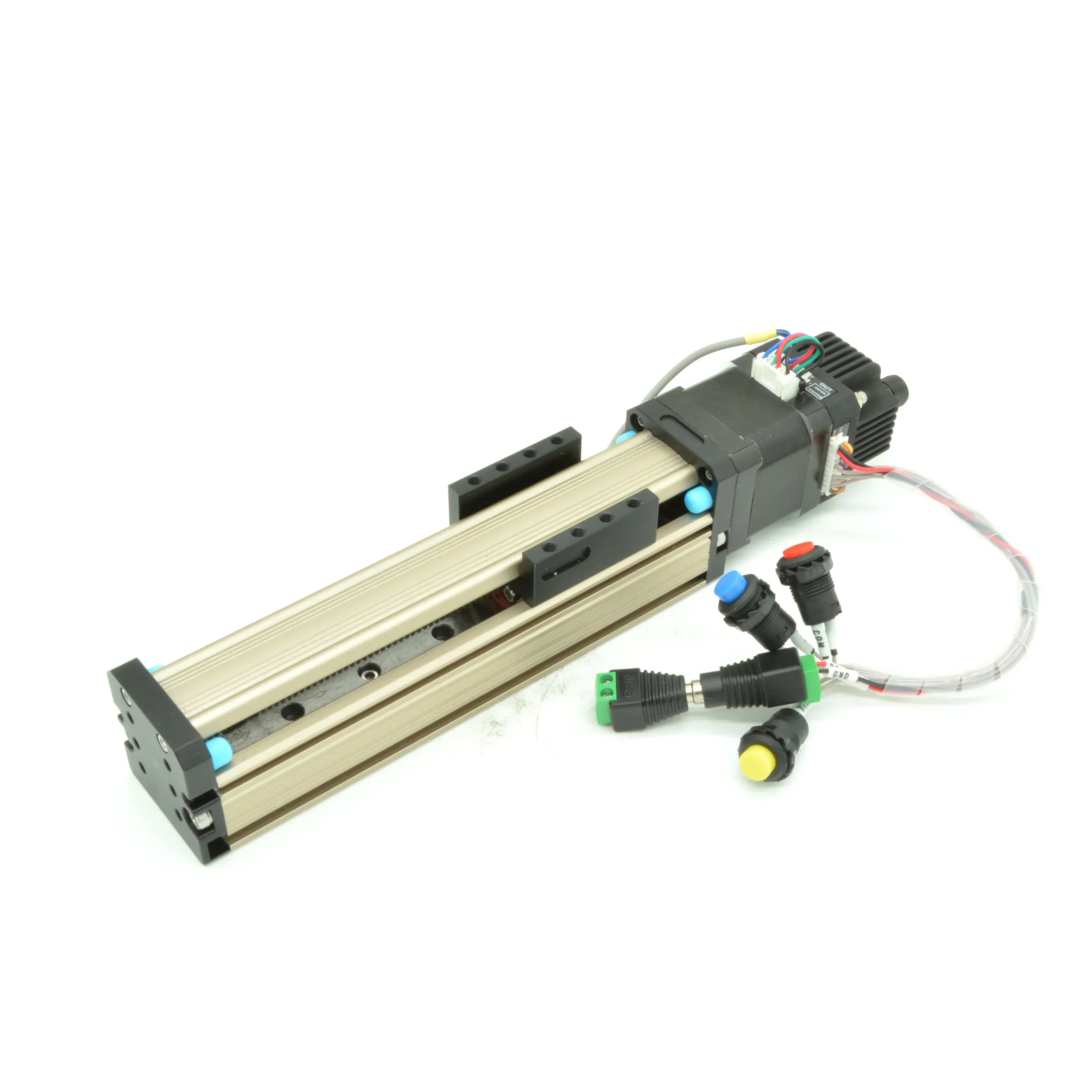 Stepper Motorized Cylinder with Integrated Controller for Laboratory Equipment