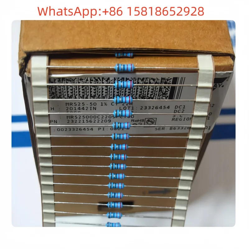 10pcs VISHAY-BC 22R 1% Copper Lead Metal Film MRS25000C2209FC100 ...