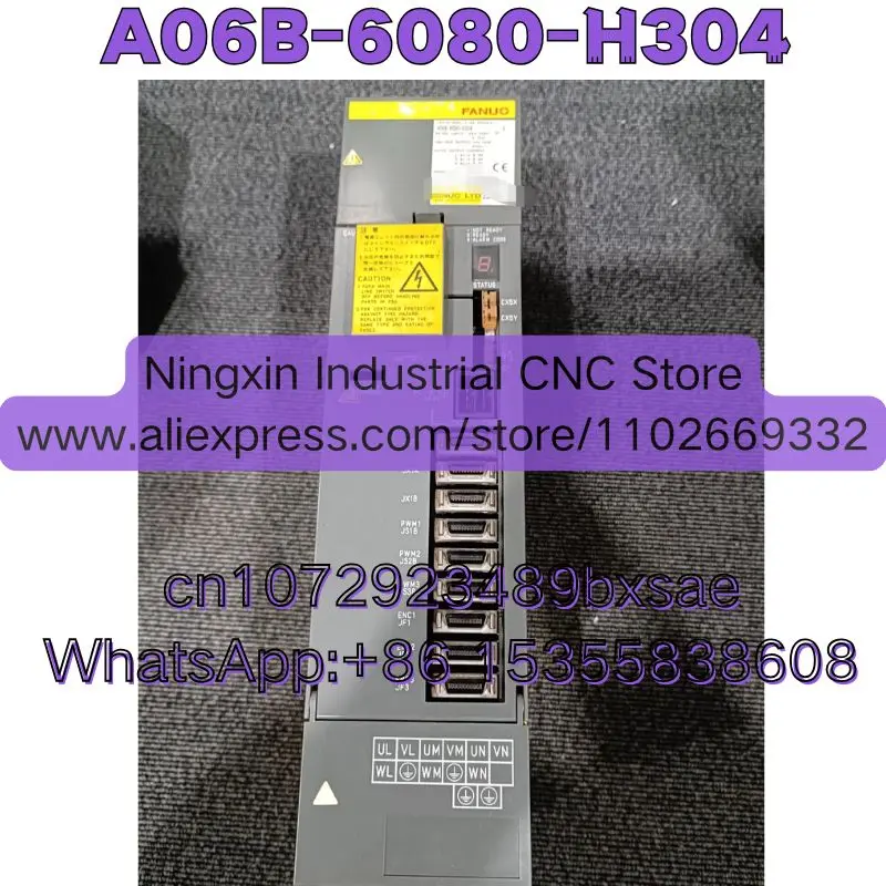 Latest Quotation Second-hand A06B-6080-H304  A06B 6080 H304 Servo Amplifier Module Tested OK