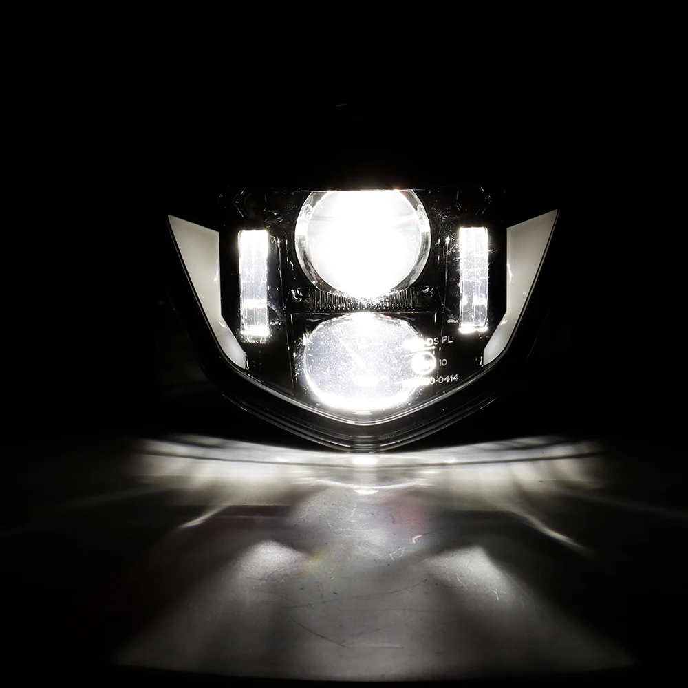 

Factory Hot Selling Motorcycle Accessories E-mark Hi/Lo Beam LED Headlights Enduro Dirk Bike Headlight for WR250F WR450F 2014-2