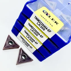 Zcc.ct inserto TNMG160404 TNMG160408 TNMG220404 TNMG220408-EF YBG205 inserto in metallo duro parti in acciaio lavorazione tornio in acciaio inossidabile