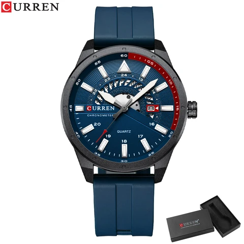 CURREN с крупным циферблатом