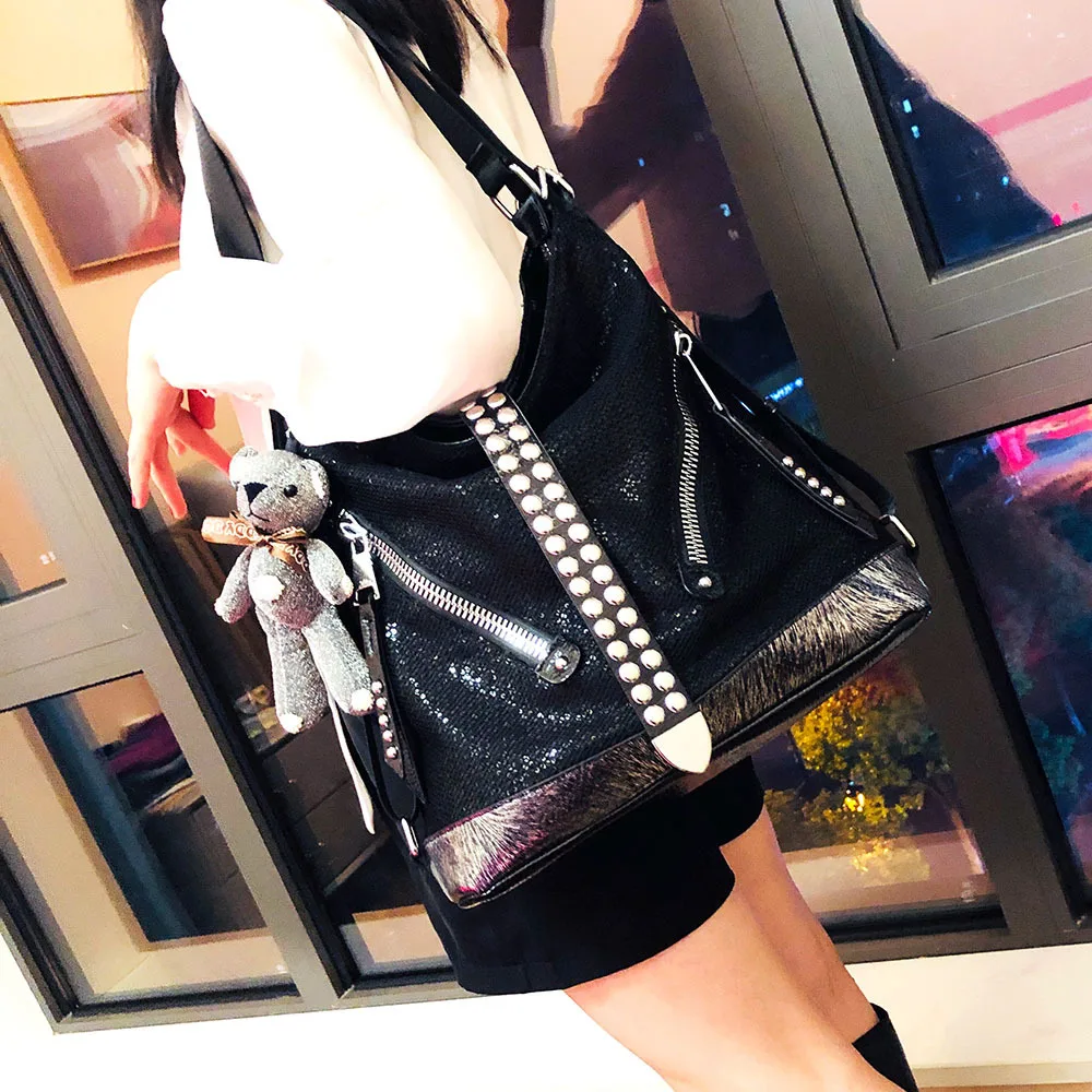 Luxury Designer Genuine Leather Women Shoulder Bag High Quality Large Capacity Women Handbags Fashion Brand Female Crossbody Bag