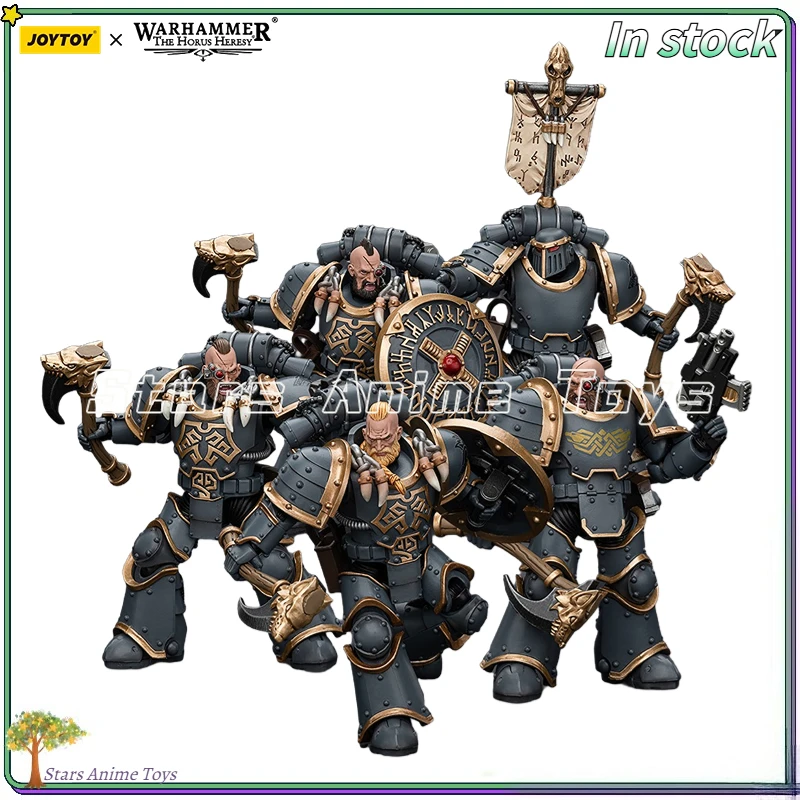 

1/18 Action Fique JOYTOY Warhammer The Horus Heresy Space Wolves Grey Slayer Pack Original