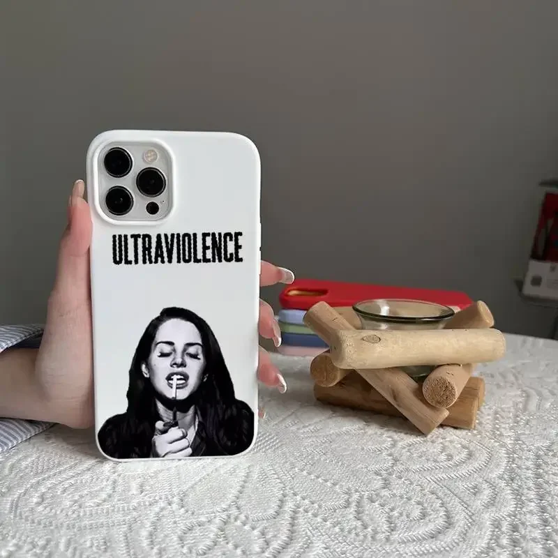 Lana Del Rey piosenkarka Kraft plakat na telefon w kolorze cukierków dla iPhone 14 11 12 13 mini pro MAX Plus