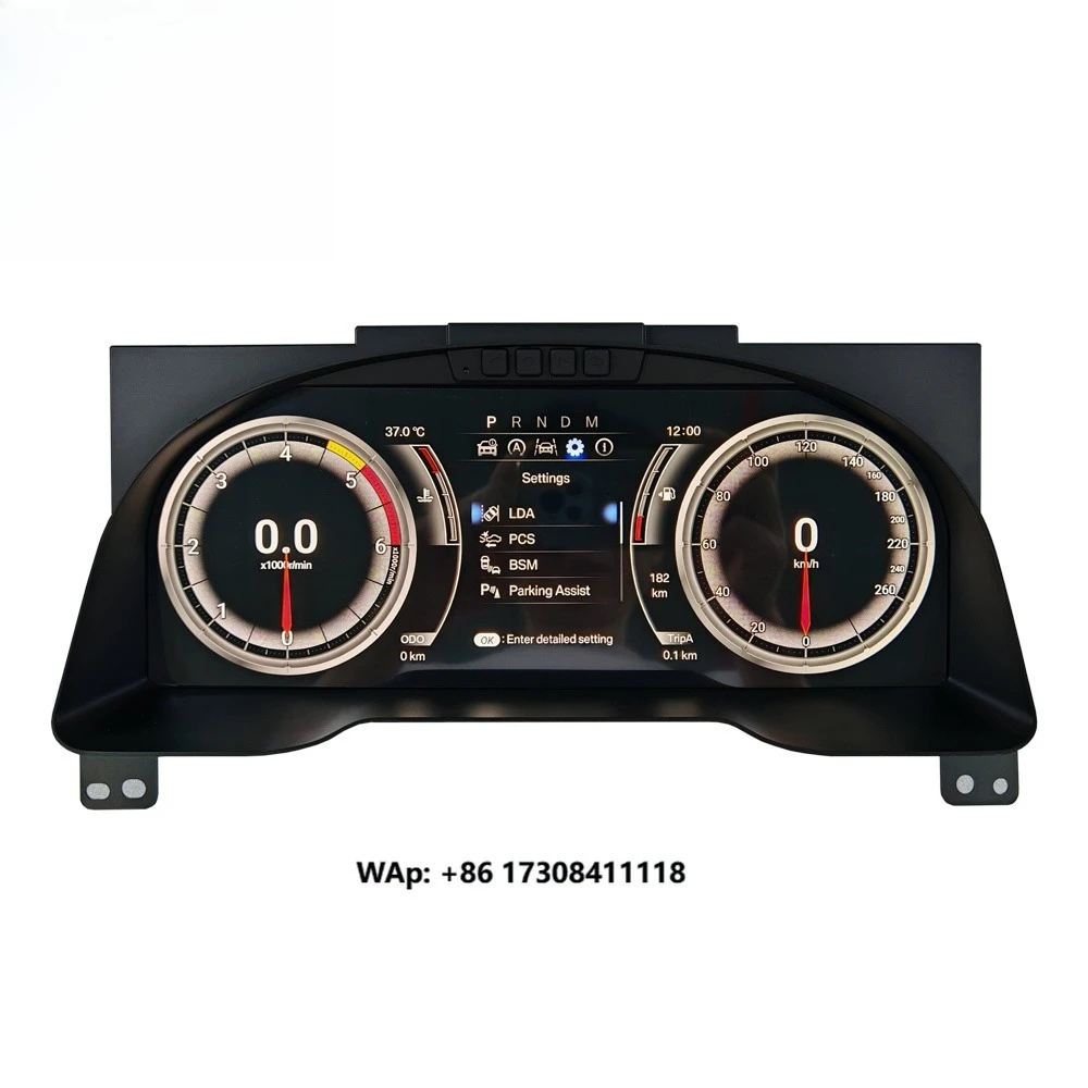 

12.3 Inch Digital Dashboard Cluster Display Auto Instrument Panel Virtual Tacho Cockpit for Innova 2016-2020