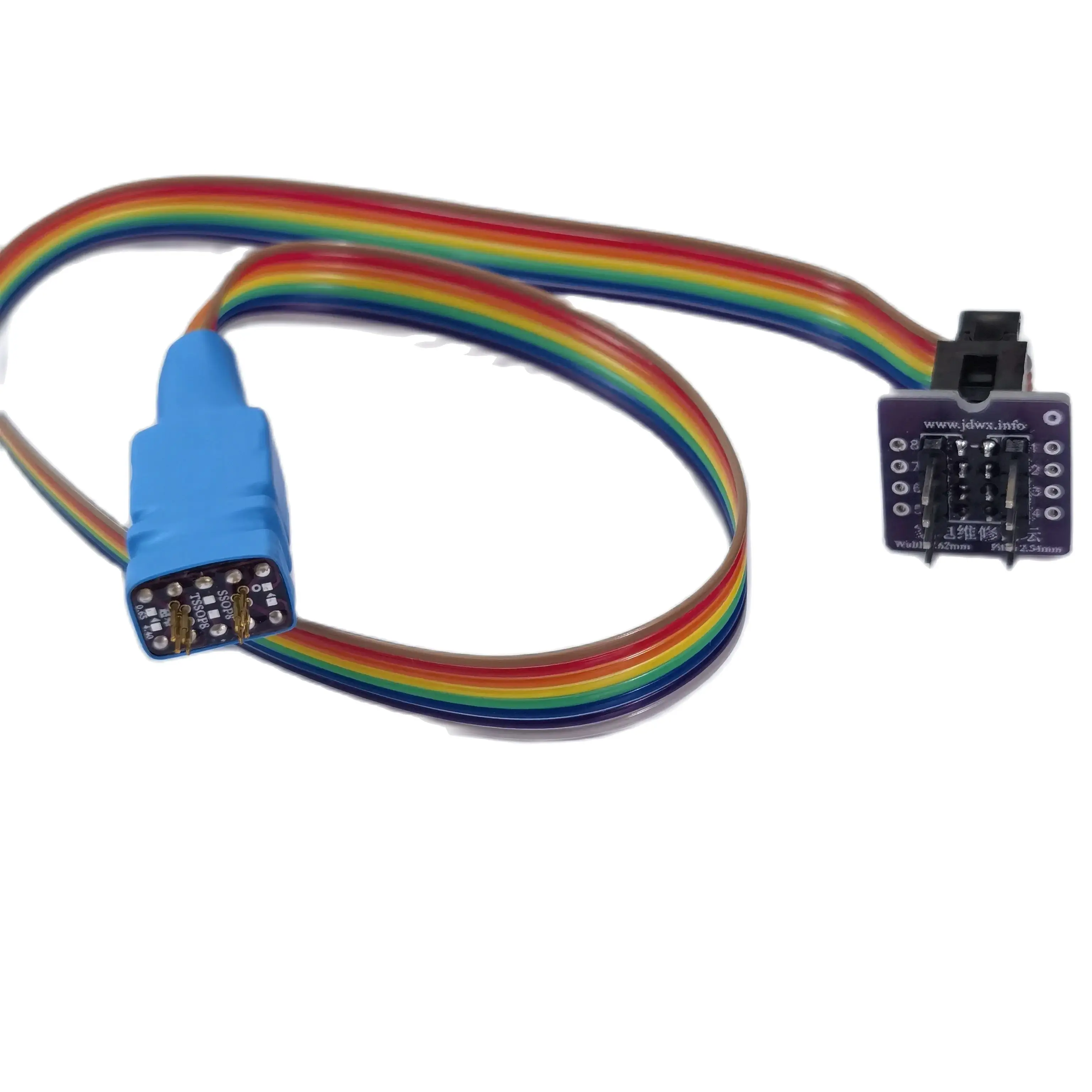 Ssop8 Patch Chip Probe Wire Tssop8 Ultra Narrow Body Burning Reading and Writing Spring Thimble 8 Pins 0.65mm