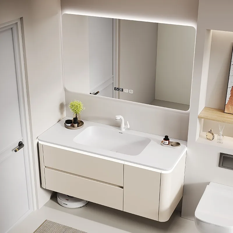 Tocador de baño con lavabo debajo del lavabo, mueble Base móvil Lavabo, muebles para el hogar baratos, oferta de muebles Bagno móviles para habitación