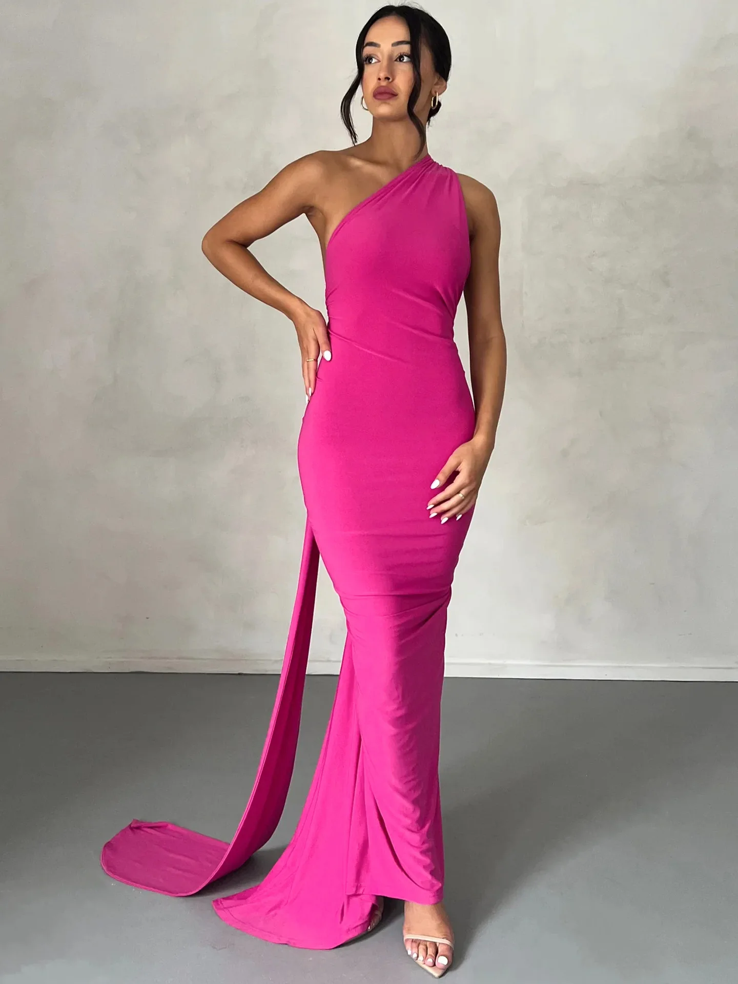 Elegant Sexy Women Off The Shoulder Sleeveless Backless Pleated Ribbon Bodycon Evening Party Club Summer Maxi Dresses