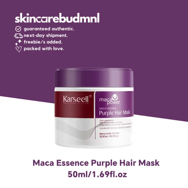 

500ml Purple Toning Mask - Eliminates Brassiness for Blonde & Gray Hair