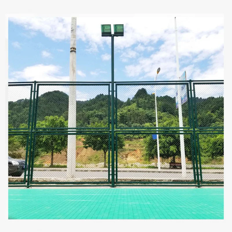 Custom.Sports Fields Fences Courts كرة السلة أسوار الأسلاك الشائكة مفردة ومزدوجة #4