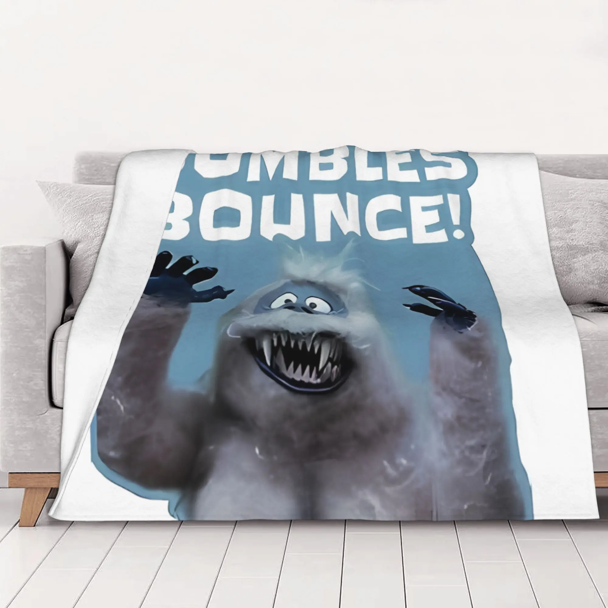 1PC home Cute Room Decor Classic Blanket Throw Blanket Bumbles bounce Novelty Warm Blanket All Season