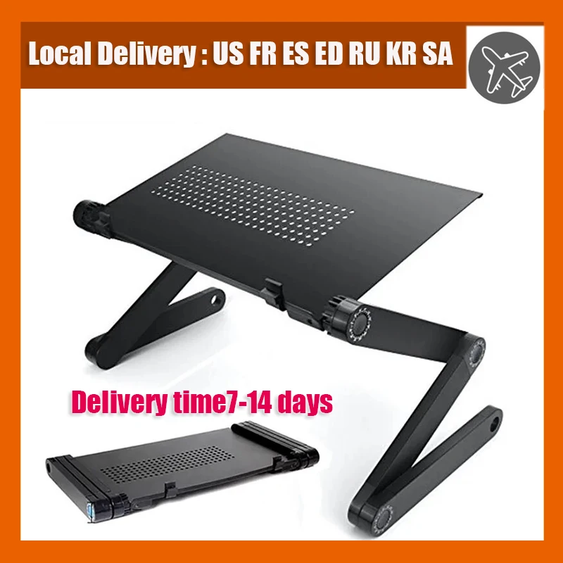 Laptop Stand Multifunctional Folding Portable Notebook Computer Table Lapdesk for Sofa TV Bed PC Desk Stand Adjustable