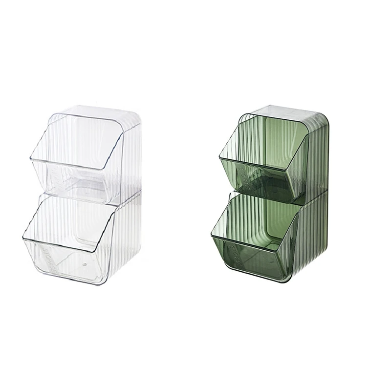 

Desktop Shelf Wall-Mounted Tea Bag Storage Box Dustproof And High-Quality Multifunctional Transparent