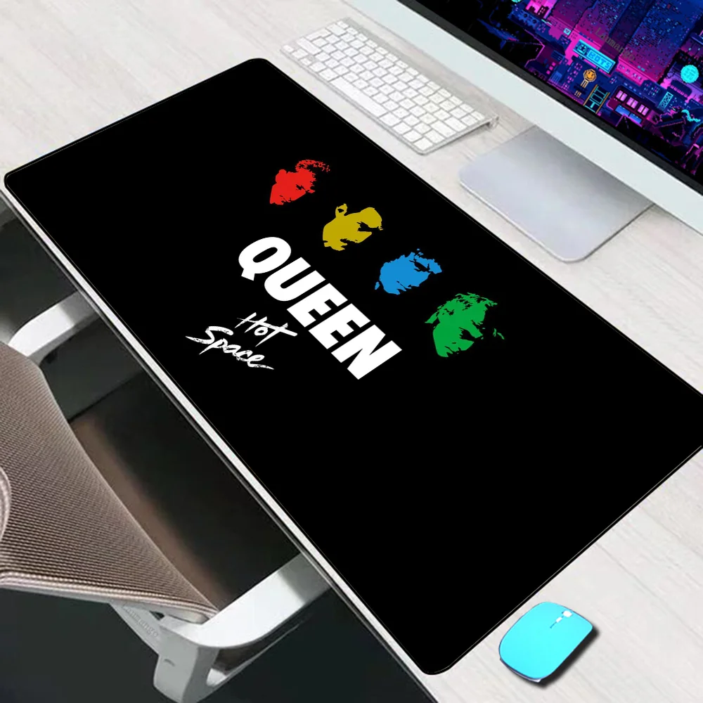 Alfombrilla de ratón grande Queen Band, accesorios para juegos, alfombrilla para ratón, alfombrilla para teclado, alfombrilla de escritorio para Gamer, alfombrilla XXL para ordenador portátil