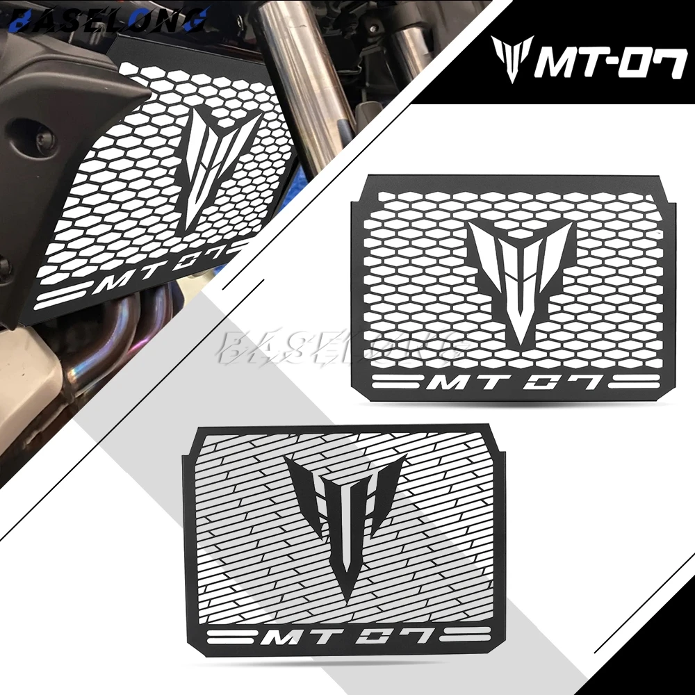 

For Yamaha MT07 MT-07 MT 07 2017-2024 2023 2022 Motorcycle Accessories Radiator Guard Grille Cover Protector Cooler Protection