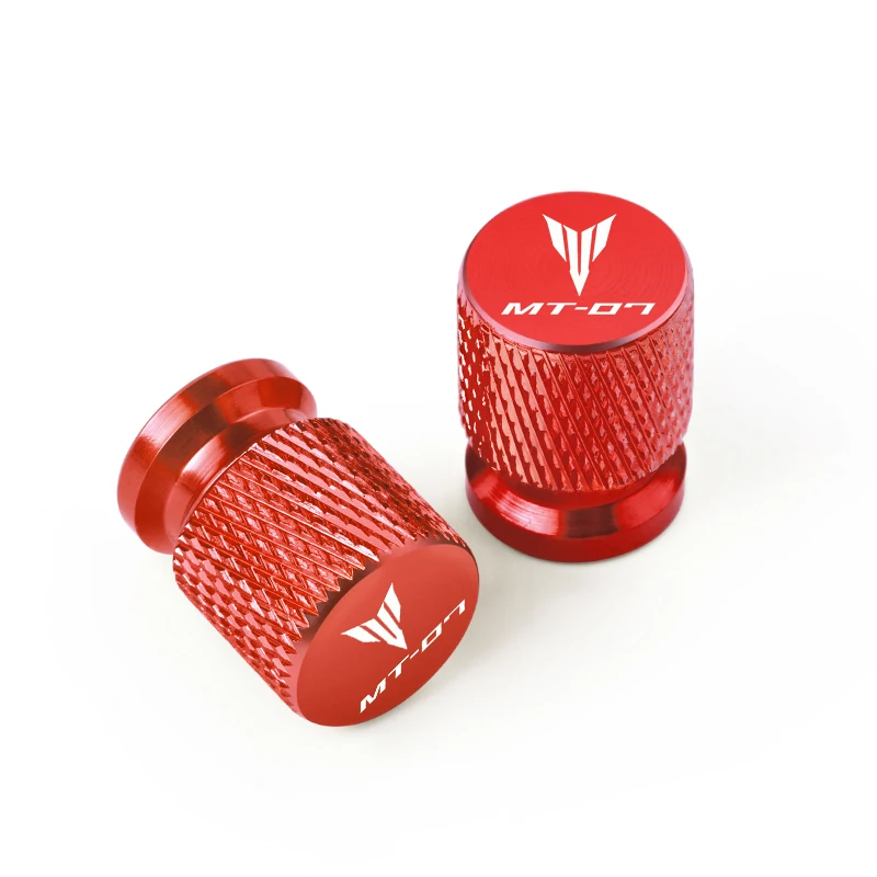 2PCS For YAMAHA MT-07 MT07 mt 07 all year 2017 2018 2019-2025 Motorcycle CNC Wheel Tire Valve Air Port stem caps Accessories image 4