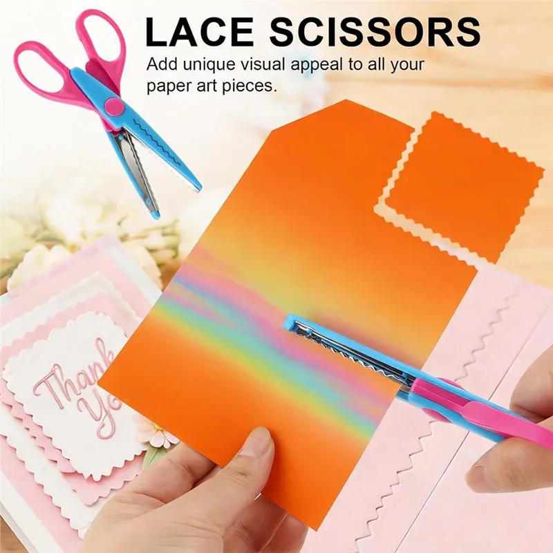 B23B 6.7 Inches Paper Crimper Decorative Edge Creaser For Chip Bags Crafting Paper For Scrapbooking, Quilling, DIY Crafts Arts