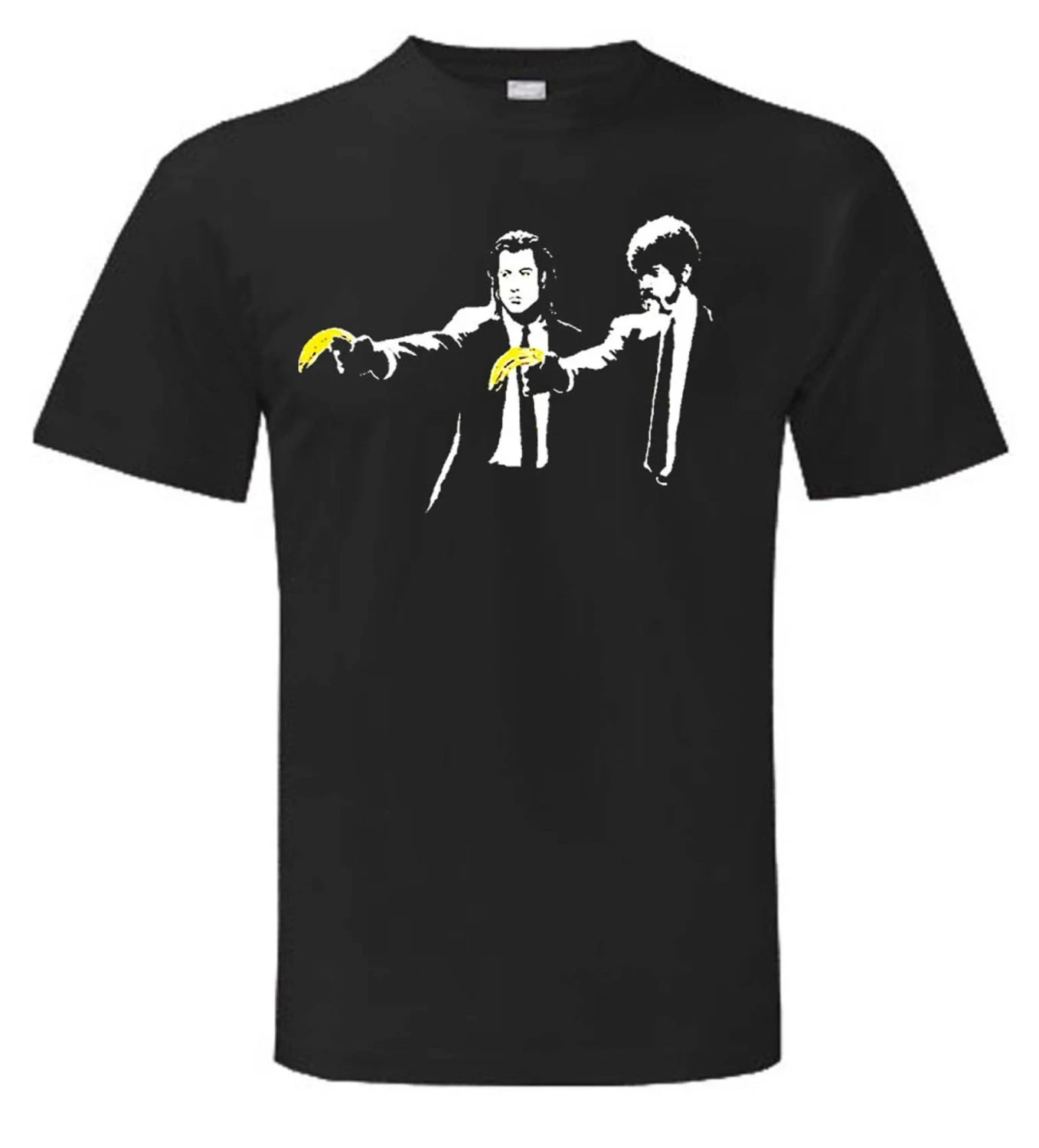 Pulp Fiction Men's T-Shirt Summer Tracksuit Short Sleeve Round Neck Tops Casual Breathable Sportswear Cotton Fashion Sweatshirt