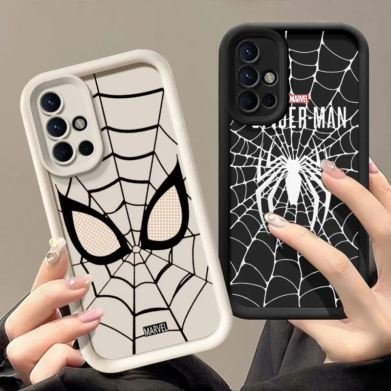 Marvel Spider Man Phone Case For Samsung Note 20 Ultra A03 Core A04 A05 S A01 A06 A20 A30 A50 M12 M13 M15 M34 5G M51