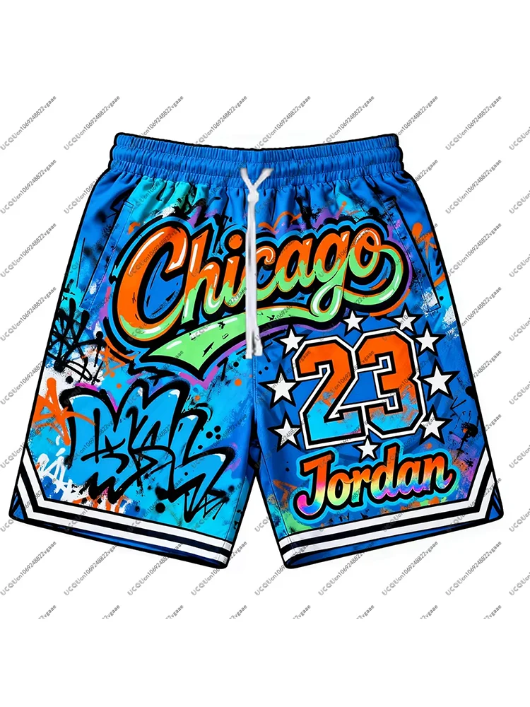 23 hommes course Fitness maille Shorts séchage rapide hommes gymnase pantalons de survêtement décontractés Chicago pantalons de sport basket-ball respirant pantalon j-jorda