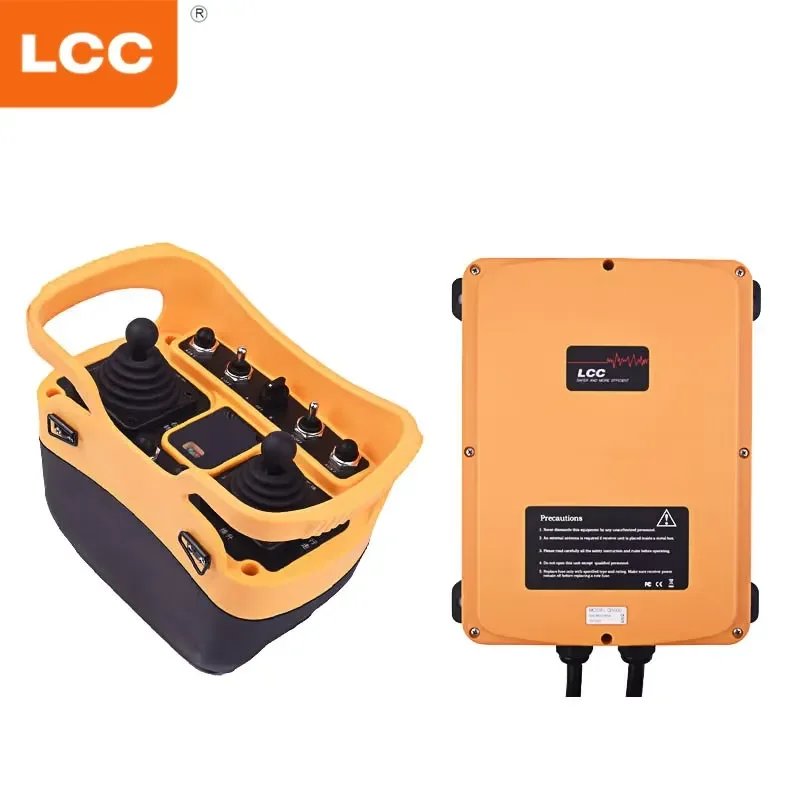 LCC Q5000 Industrial Wireless Joystick Controller for Bridge Crane Remote Control Heavy Duty Operation Handle System Wireless