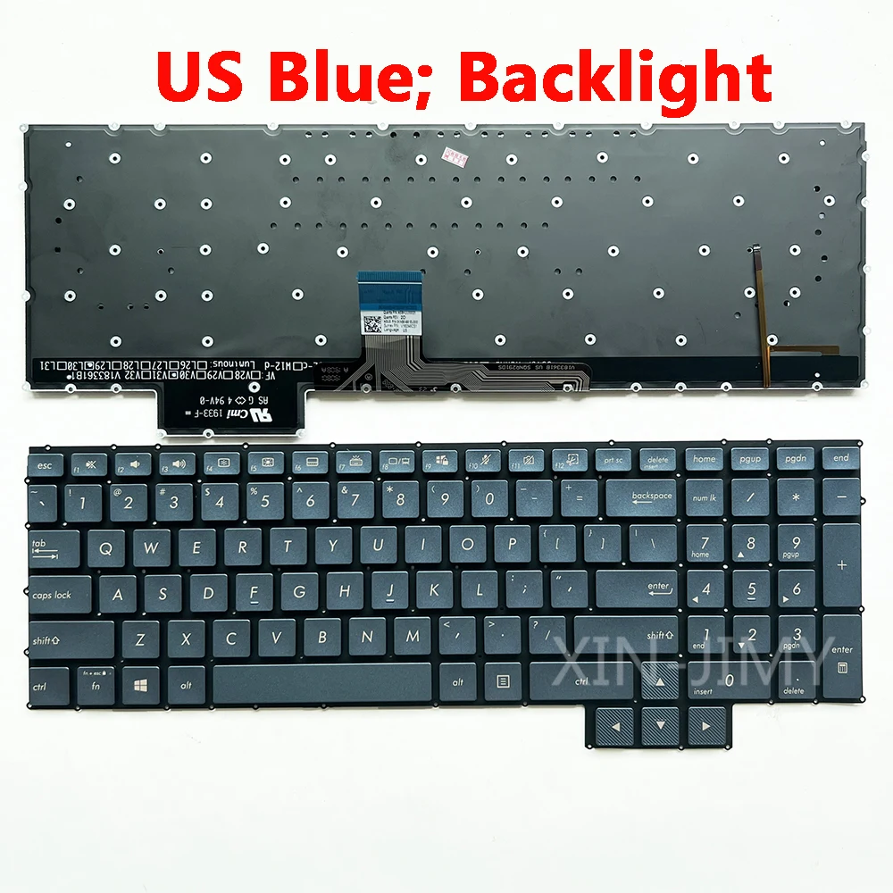 W730 US Backlit Keyboard for Asus ProArt StudioBook Pro X W730 W730G5T W750 0KNB0-661DUS00 0KNB0-661EUS00 V183346CS1 V183346BS1