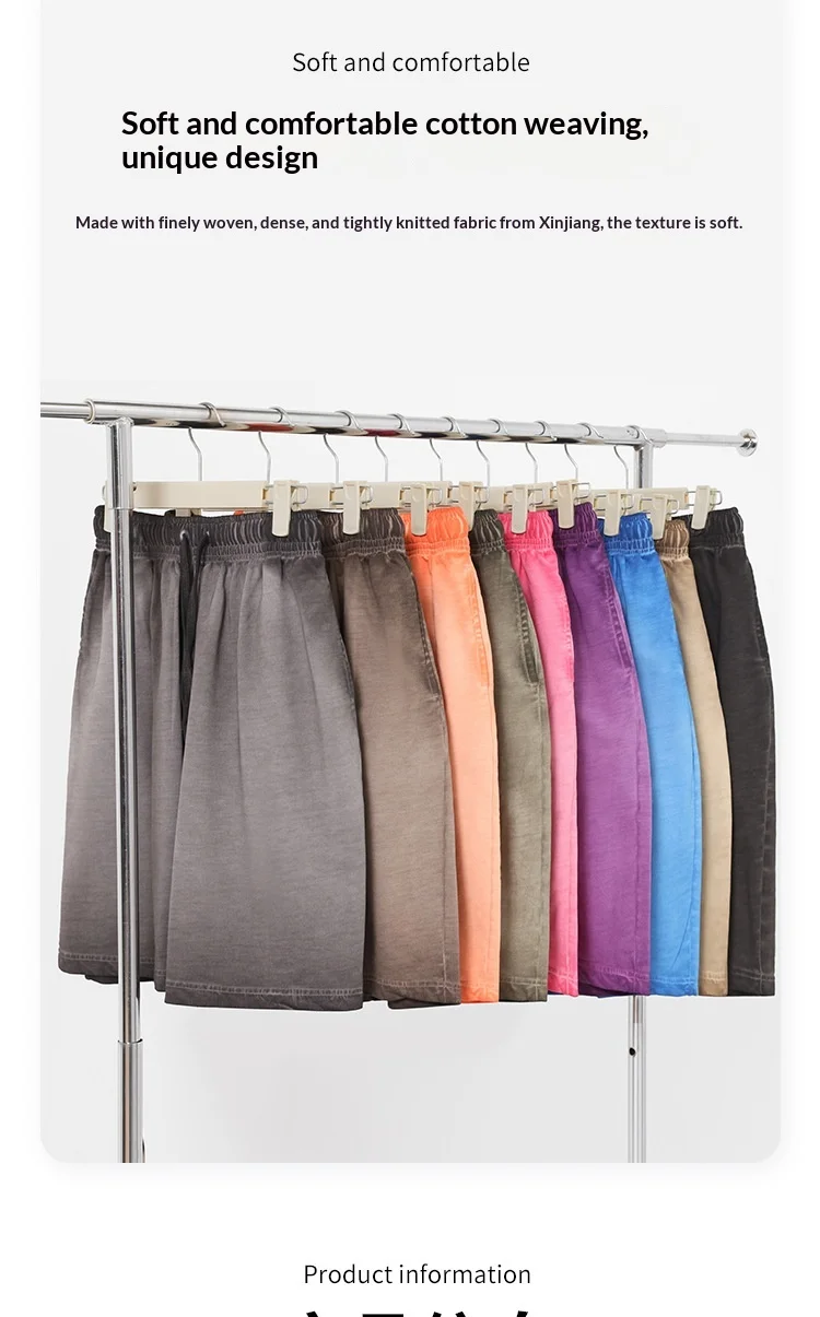 

Шорты из плотного хлопка 320 г, с эффектом потертости, выцветшие, свободного кроя, оверсайз, летние, в уличном стиле, с высокой талией, модные, повседневные