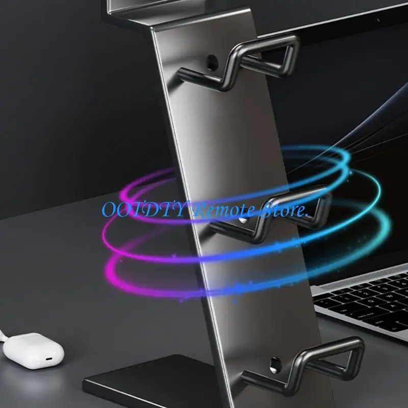 Metal Gaming Headset And Controller Stand Space Saving Headphones And Controllers For Gaming Accessories