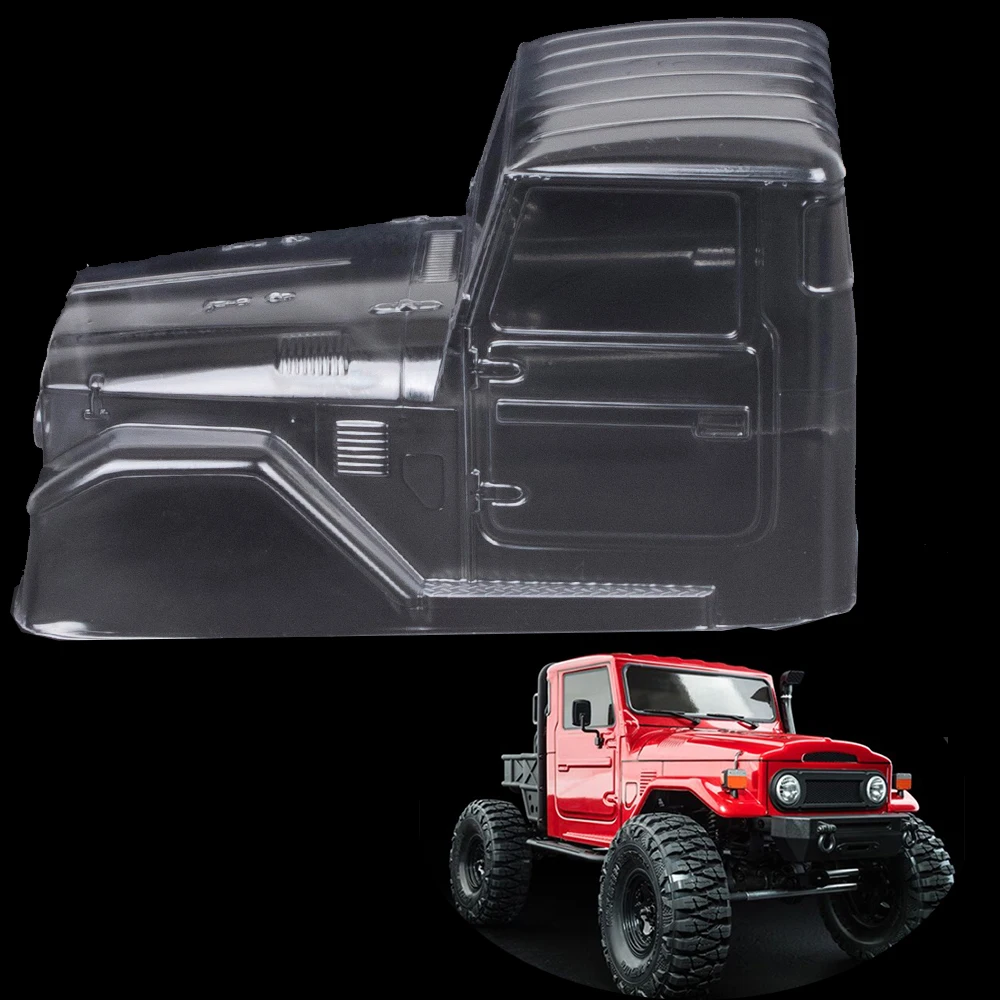1/10 Fj40/Fj45 Power Wagon Cab Pc Clear Body For Rc Crawler Axial Scx10 Trx4 Yikong 4102 Rgt 86100 Redcat Gen8 Mst Cfx Cc01 Tf2