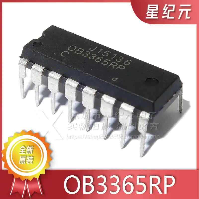 [IN STOCK]1 Piece New original OB3365RP OB3365 OB3362RP direct plug DIP-16 power management chip