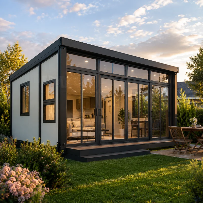 Expandable Modular Site Office Prefab Folding House for Construction Camp Worker Accommodation