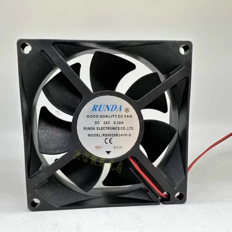 

НОВЫЙ вентилятор-кулер для RUNDA 8025 RS8025B24VH-S, 24 В постоянного тока, 0,30 А, инверторный вентилятор 80*80*25 мм