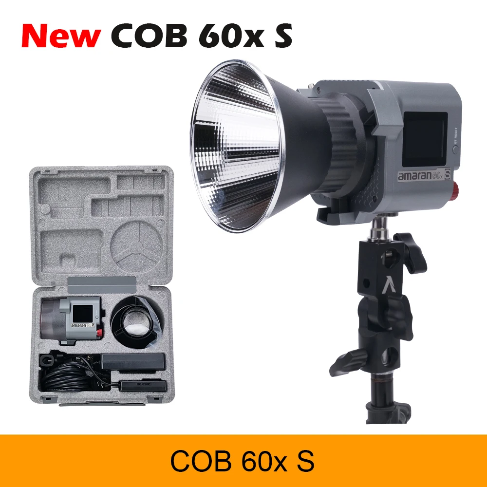 amaran COB 60x S シリーズ バイカラー LED ビデオライト スタジオ LED