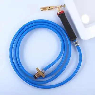 

Профессиональная медная сварочная горелка для высокотемпературной сварки без кислорода, на сжиженном газе, синяя высокотемпературная газовая горелка