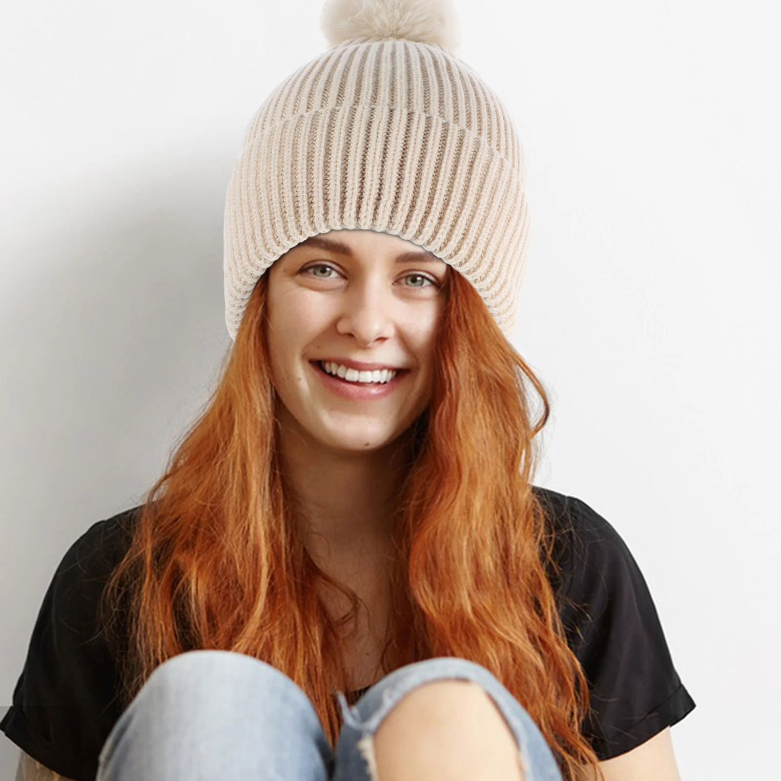 1 مجموعة لمس قفازات دافئة قبعة وشاح مجموعة قبعة وشاح لينة الشتاء في الهواء الطلق ركوب تسلق والعتاد للطقس البارد