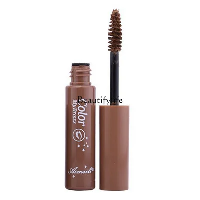 Super-Fast Eyebrow Waterproof Sweat-Proof Not Smudge Long-Lasting Three-Dimensional Flat Eyebrow Thrush Eyebrow Natural Brown