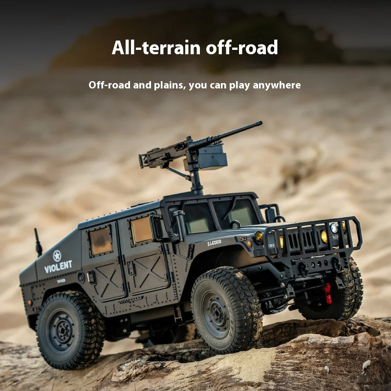 Jjrc 새로운 1:14 C8835 시뮬레이션 군용 허머 오프로드 등반 차량 모델 장난감 어린이 휴일 선물 (놀이용)
