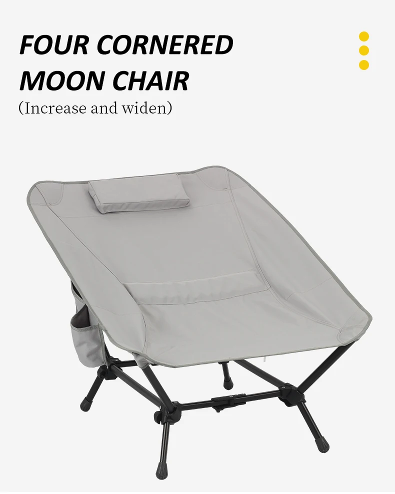 Outdoor Furniture Portable Ultra Light Compact Aluminum Frame Backpacking Chair Deluxe Large Moon Camping Chair view 6