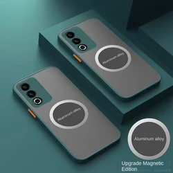 For OPPO A80 Case Hard PC Transparent Matte Magnetic Protective Back Cover Case For OPPO A80 5G Full Cover Phone Shell housing