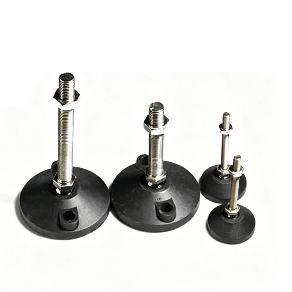 1-6Pcs Nylon Universal Leveling Feet M8 M10 M12 Rotating Base Lathe Leg Pad Table And Chair Adjustable Leveling Feet D40/D50