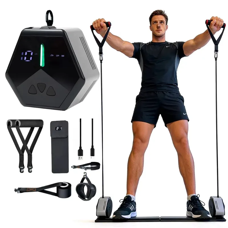 All-in-one Multi-Function Gym Equipment Station Digital Weight System Wireless Portable Compact Design Smart Resistance