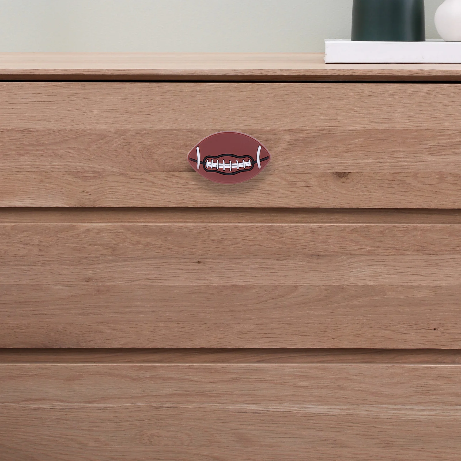 

Rugby Drawer Knobs For Nursery Kids Cabinet Handles Soft Cushioned Pulls Kids Friendly Furniture Handles Decorative