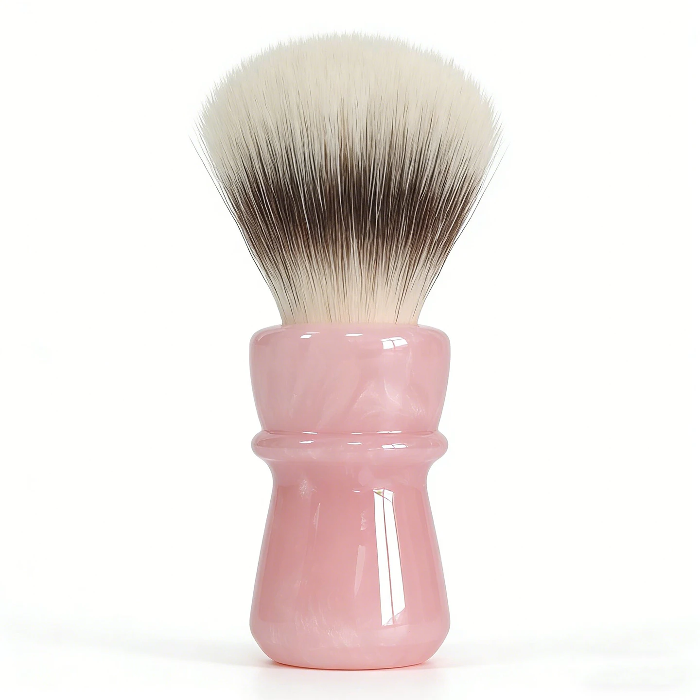 dscosmetic-rose-quartz-new-fl-synthetic-hair-shaving-brush-with-resin-handle-for-man-wet-shaving