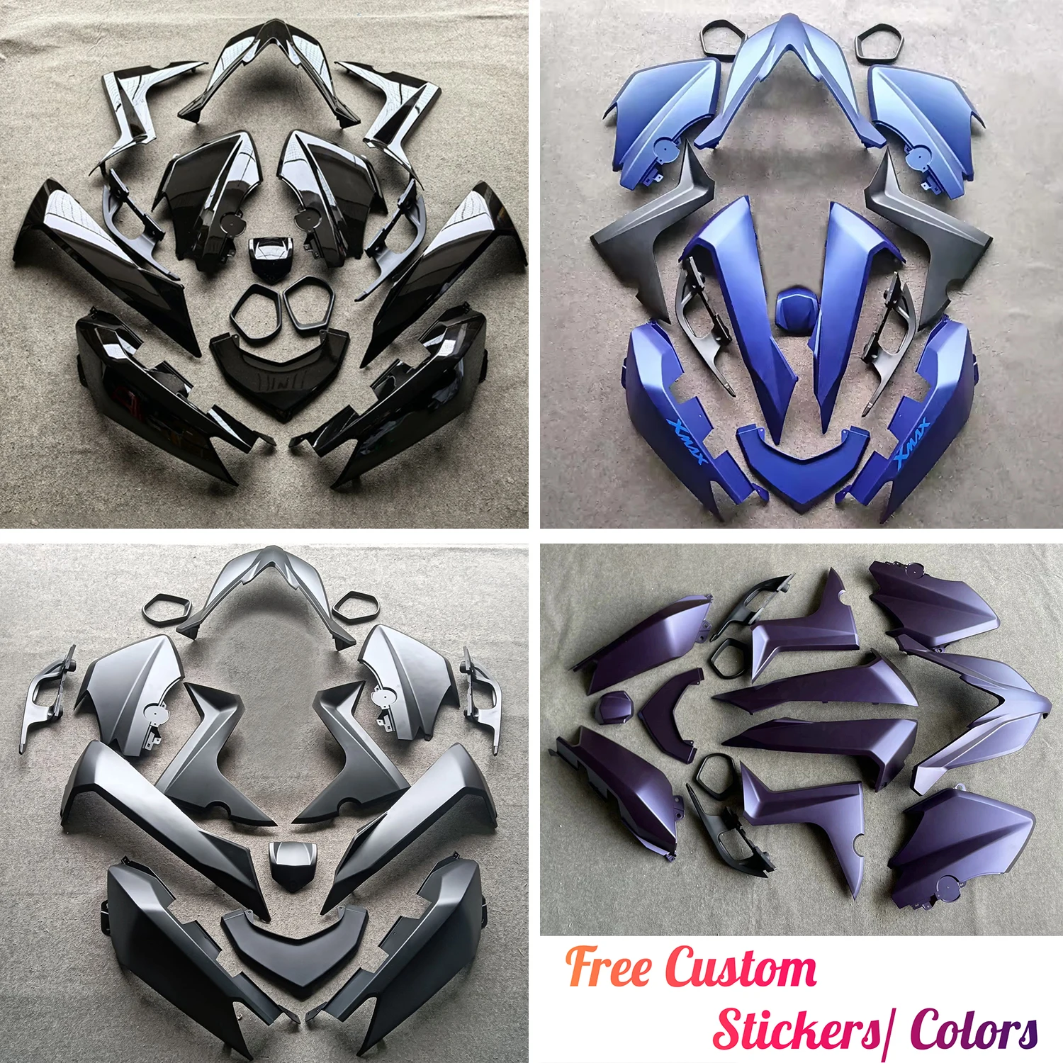 

Подходит для YAMAHA XMAX 400 2013-2016 XMAX250 XMAX 125, пластиковый обтекатель мотоцикла, комплект панелей кузова, XMAX 125 250 400