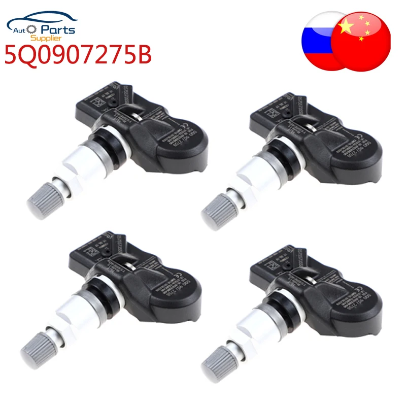 

4 pcs/Lot 5Q0907275B Tire Pressure Monitoring System 433MHZ For Audi Skoda A3 A7 A6 Volkswagen V-W Porsche Bentley tpms sensor