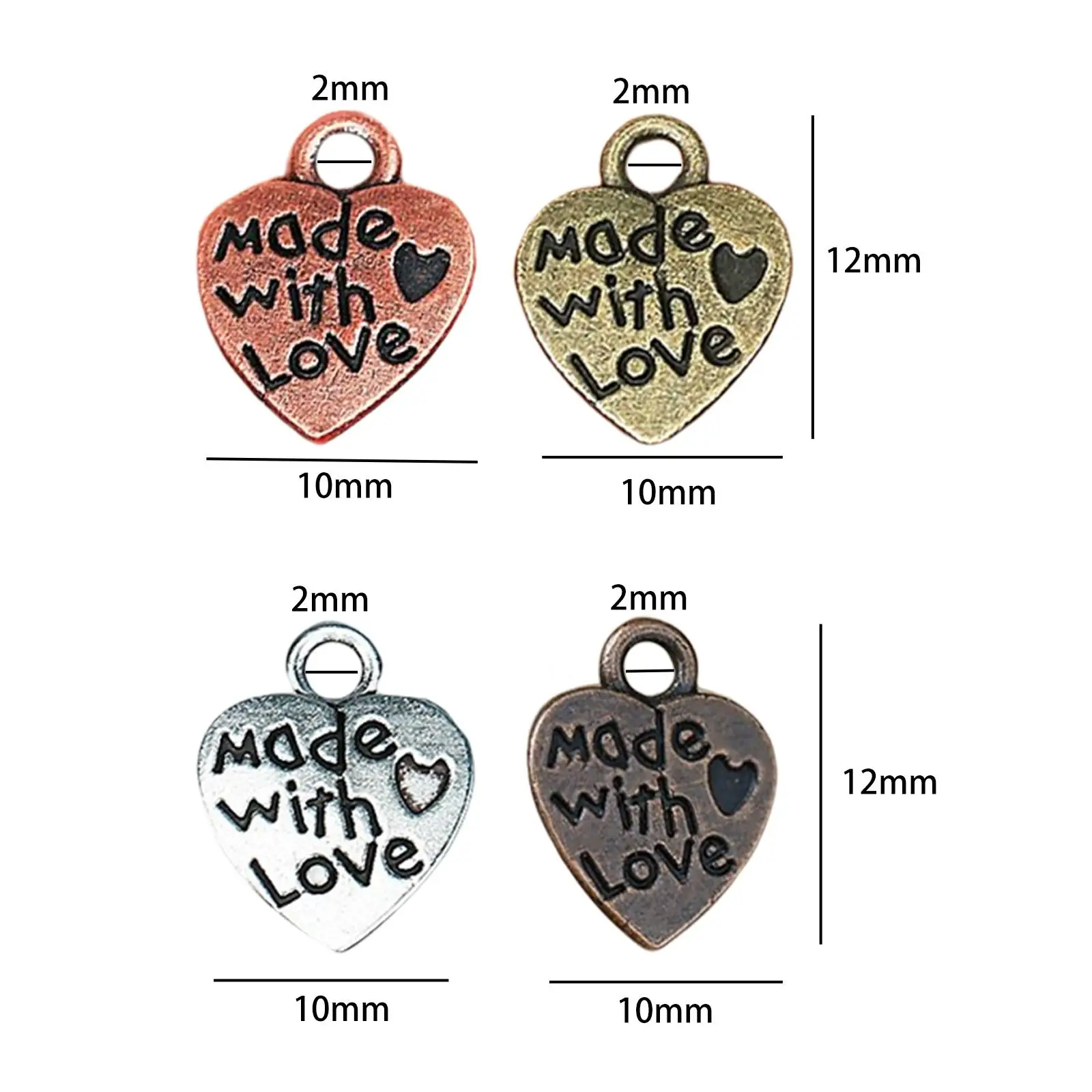 200 Pieces Charms Pendants Gift for Jewelry Making Earring Bracelets image 6