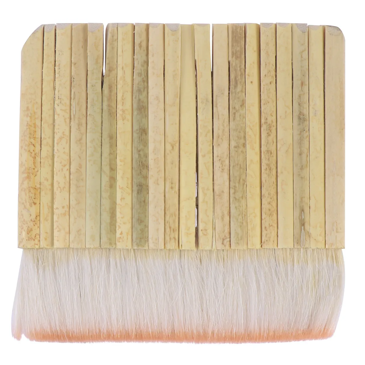 1Pcs Bamboo Tube Painting Brush Wide Tips Premium Oil Acrylic Multi Function Chinese Brush Pen Wool Tip for Watercolor Painting